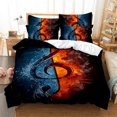 thumbnail image 2 of 2Pcs/3Pcs Quilt Cover +Pillowcase 3D Digital Printing Starry Series Bedding Set King, 2 of 5