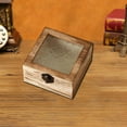 thumbnail image 6 of CarpNettore Wooden Storage Box Organizer Sturdy Keepsake Box for Entryway Kitchen Makeup Square Light Brown, 6 of 9