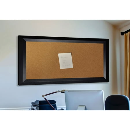 Rayne Mirrors American Made Solid Black Angle Corkboard Rayne Solid Black Angle Corkboard