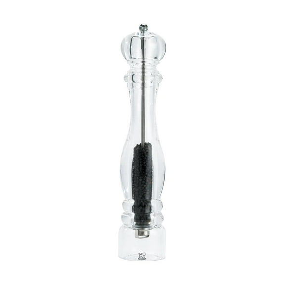 Peugeot Nancy Acrylic Pepper Mill, 38cm/15-Inch, Clear