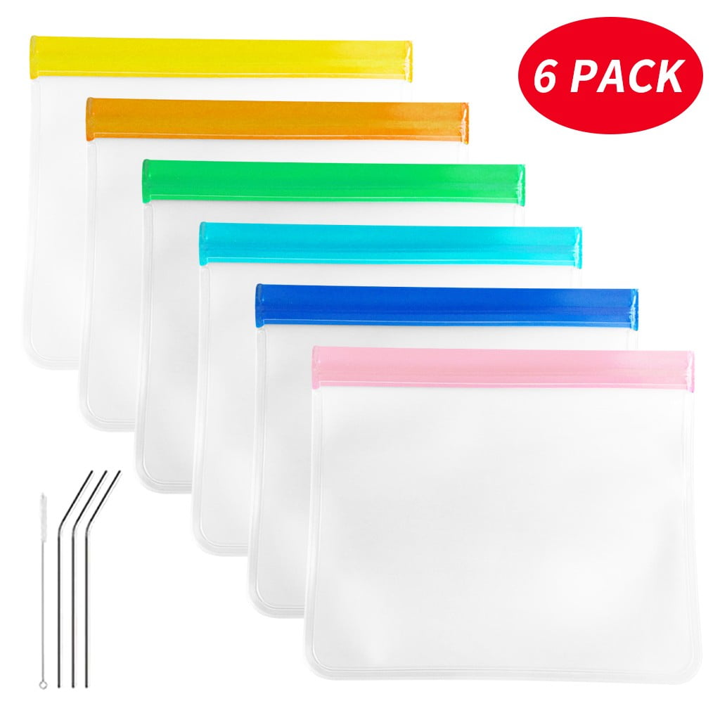 Siaonvr Reusable Food Storage Bag 6 Pieces Sealed Vegetable And Fruit