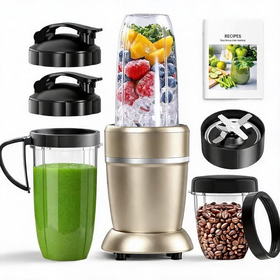 1300W Personal Blender and Grinder Combo