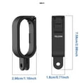 thumbnail image 1 of Thumb Camera Protection Frame Flexible Small Camera Adapter Frame Adjustable Thumb Camera Frame with Active Base Locking Screw for Outdoor Working, 1 of 9