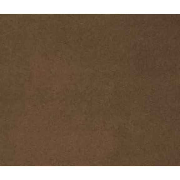 Wide Faux Suede Fabric By The Yard - Brown