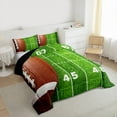thumbnail image 3 of Castle Fairy 3-Piece Queen Size Comforter Set - Football Sport Gamer Print, 3 of 8