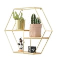 thumbnail image 4 of Nordic INS Style Iron Wall Shelf, Creative Wall-Mounted Decor Rack for Restaurant, Café, Milk Tea Shop & Home, 4 of 9