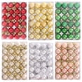 thumbnail image 4 of Juego de 144/24 bolas de colores para Navidad, bolas galvanizadas, adornos colgantes para árbol de Navidad, regalo de fiesta de Año Nuevo, venta al por mayor, 4 of 5