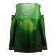 thumbnail image 3 of Blusa con estampado de hombros descubiertos de otoño a rayas de manga larga con cuello en V para mujer a la moda Fridja  ghj987+5519, 3 of 4