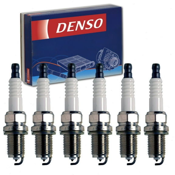 6 pc DENSO Double Platinum Spark Plugs compatible with Nissan Xterra 3.3L V6 2001-2004