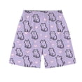 thumbnail image 4 of Kids Girls Fashion Cute Print Loose Short Sleeve Top Shorts Set Homewear Set, 4 of 8