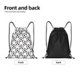 thumbnail image 2 of Yiaed Happy Football Print Drawstring Bags Drawstring Backpack Bulk String Back Pack Gym Sport Bag-Small, 2 of 5