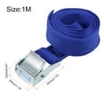 thumbnail image 4 of Uxcell 0.3ft Cam Buckle Tie Down Lashing Strap Polypropylene Blue 2pack, 4 of 6