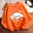 thumbnail image 1 of Nueva sudadera con estampado de dibujos animados de Sanrio Cinnamoroll para niñas, sudadera de sección gruesa de otoño e invierno, ropa de moda para niñas, 1 of 4