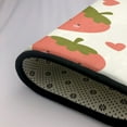 thumbnail image 5 of Area Rugs For Living Room Decor - Cute Strawberry Red Love Soft Anti Slip Throw Washable Rugs 5x7 For Bedroom, Indoor Carpet For Bedroom Living Room 80x58In, 5 of 7