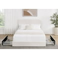 thumbnail image 4 of Liv Queen Size Boucle Storage Bed | Patented 2-Drawers | No Box Spring, 4 of 23
