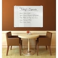thumbnail image 4 of MooreCo 83843 Visionary Glass Board, Magnetic Dry Erase Whiteboard, Frameless, Gloss White, 2x3 Foot, 4 of 4