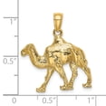 thumbnail image 3 of FJC Finejewelers 14k Yellow Gold 3d Camelsingle Hump Charm, 3 of 6