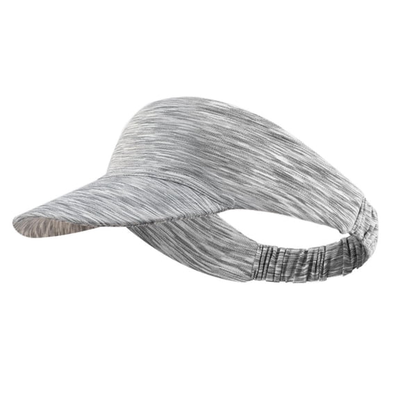 Niceauty Sun Visor Hat for Women Sports Visors Grey Cloth 1Pcs for Summer Activities