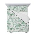 thumbnail image 7 of Green Botanical Queen Size Down Alternative Comforter, Lightweight Comforter Quilt Bedding Set with Pillow Shams Watercolor Spring Floral Summer All Seasons Bed Comforter Duvet Insert 90"x96", 7 of 7