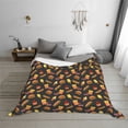 thumbnail image 6 of KLL Fast Food Print Fleece Throw Blanket, Horizontal Fleece Bedding Cute Soft Blankets Comfy Fleece Flannel Plush Home Decor for Couch & Bed -40"x30", 6 of 9