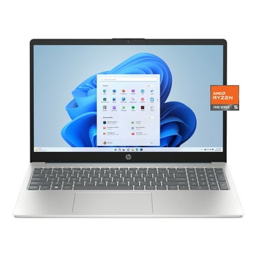 HP 15.6" FHD Laptop, AMD Ryzen 5 7520U, 8GB RAM, 256GB SSD, Moonlight Blue, Windows 11 Home, 15-fc0037wm