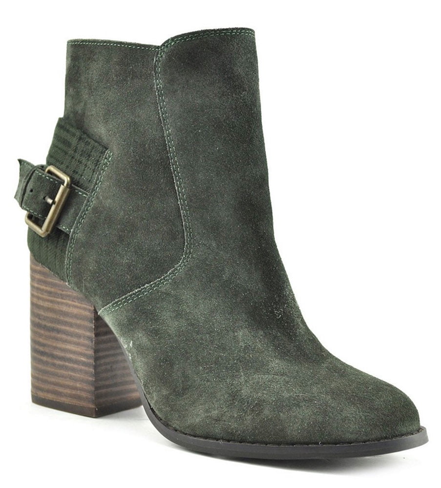 forest green suede boots