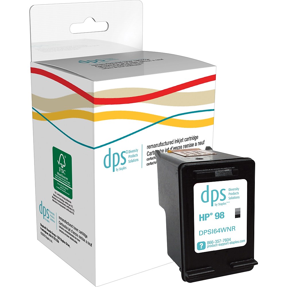 Dps By Staples Remanufactured Ink Cartridge Replacement For Hp 97 Tri Color Gb63wn Dpsi63wn Walmart Com