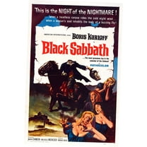 Black Sabbath Movie Poster 12x16 Print on Metal Sign 12in x 16in Square Adults Best Posters