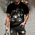 thumbnail image 2 of T-shirt pour Hommes à Manches Courtes Hommes Femmes Printemps Été Décontracté Ajusté Imprimé 3D T-Shirt à Manches Courtes Haut Blouse, 2 of 4