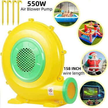 Air Blower Pump Fan 550 Watt 1.0HP For Inflatable Bounce House Bouncy Castle Air Bouncer Blower for inflatables Jump House, Jump Slides, Efficient and Convenient Air Blower