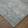 thumbnail image 3 of Feizy Eastfield Modern Abstract, Gray, 2' x 3' Accent Rug Sheen Handmade Casual Distressed Floor Rug for Living room Bedroom, 3 of 8