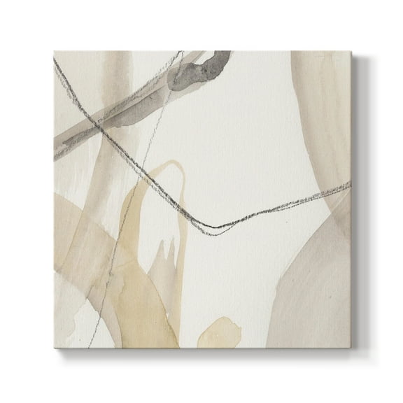 Wexford Home Neutral Momentum I - 16" x 16" Gallery Wrapped Canvas, Ready to Hang