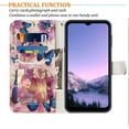 thumbnail image 5 of for Galaxy A15 5G Phone Case Wallet,Floral Pattern Cute for Samsung Galaxy A15 5G Case Women Girl [Wrist Strap][Card Cash Slots][Kickstand] PU Leather Flip Cases Cover (Butterfly/Purple), 5 of 14