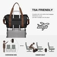 thumbnail image 4 of Weekender Bag for Women, travel duffel bags with Trolley Sleeve, Sport Gym Tote Bag for Men, Carry On Overnight Bag for Airplanes, Hospital Bags for Labor and Delivery, 4 of 7
