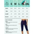 thumbnail image 2 of Alove Women High Waisted 7" Swim Pants Swim Capris Swim Shorts Swimming Leggings with Two Pockets, 2 of 6
