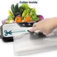 thumbnail image 3 of Vacuum Sealer Machine - 80Kpa High-Power Food Sealing System -Built-In Cutter, Sealing Bag, Hose, Meal Preservation, Sous Vide Cooking, 3 of 8