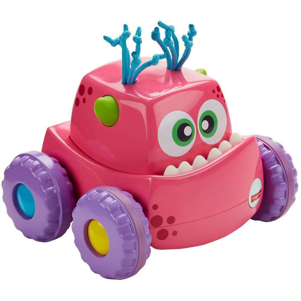 Fisher-Price Press 'N Go Monster Truck with Rolling Motion, Pink - image 4 of 7