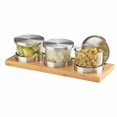 thumbnail image 2 of Cal Mil 1850-4-60 Bamboo Base Jar Dispenser - Small - Brown, 2 of 4