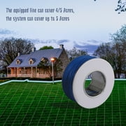 MASBRILL Electric Dog Fence, Underground Electric Dog Fence Rechargeable Dog Fence for Small Medium Large Dogs, 650 Ft Wire with 1 Collars