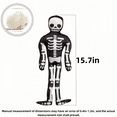 thumbnail image 3 of Skeleton Plush Toy, 15.7" Skull Plushies-prank Skeleton Stuffed Animal Toys Christmas Halloween Plush Decor Birthday Gifts for Kids-Halloween Gifts Fun Halloween Decoration for Home Room, 3 of 4