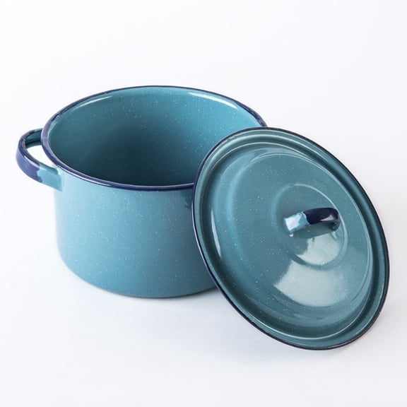 Olla Recta para Caldos 22 cm Peltre C/Tapa Inducción Cinsa 314005
