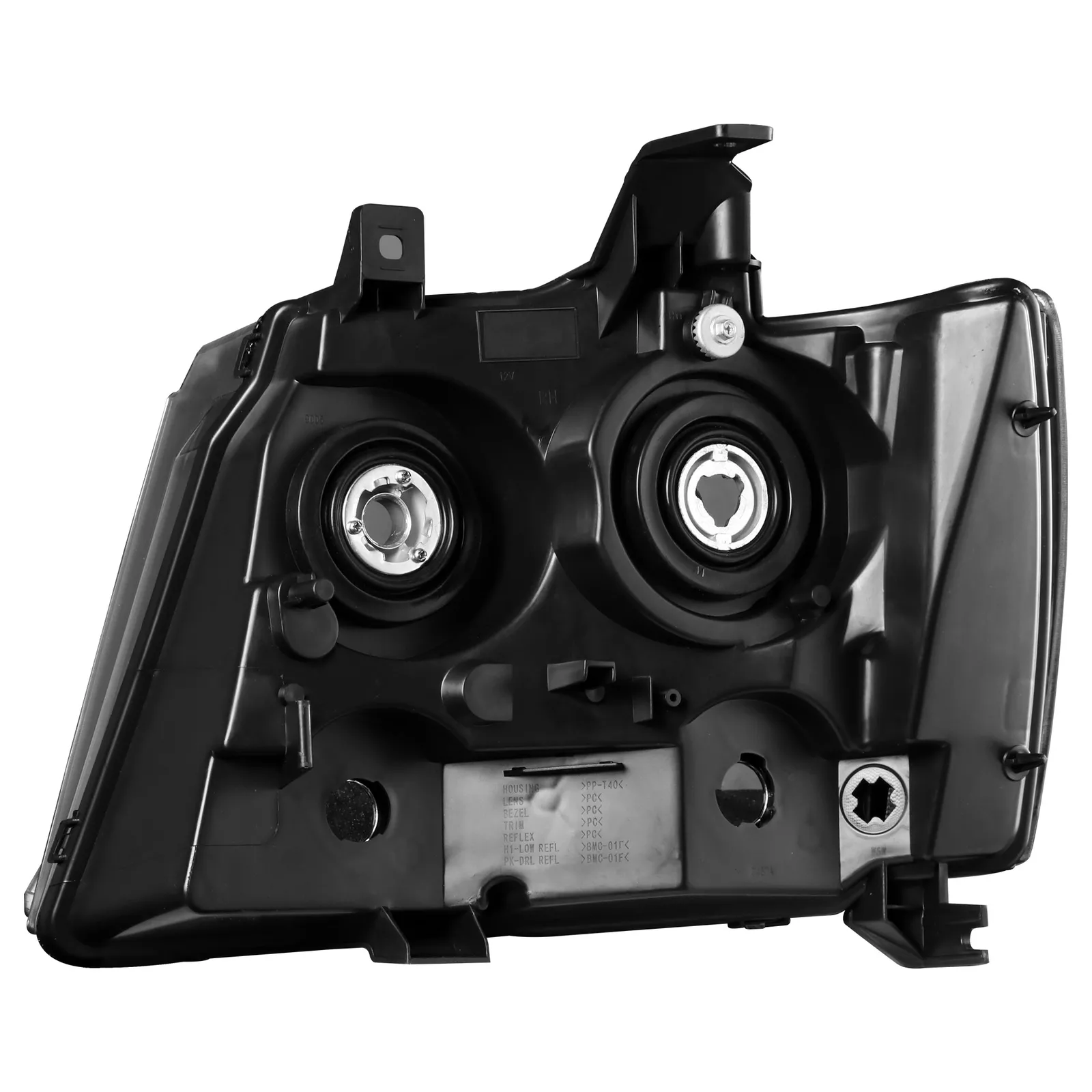 MOSTPLUS Headlights Assembly for 2007-2013 Chevy Suburban 1500 2500 Tahoe Avalanche