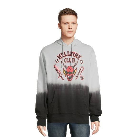 Netflix Stranger Things Men's Hellfire Club Pullover Hoodie, Sizes S-3XL