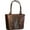 Dark Brown, variant on Sharo Women's Large Leather Rustic Tote
