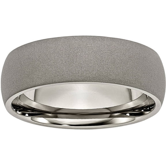 Titanium Stone Finish 7mm Band