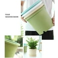 thumbnail image 5 of Fankenuo Large Resin Flower Pots with Drainage Tray - Set of 5 for Home & 14*12cm, 5 of 9