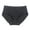 Black, variant on Women's Lace Abdomen Mid-rise Waist And Hip Lift Comfortable Body Breathable Underwear Briefs Yellow L