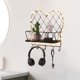 thumbnail image 5 of Floating Shelves For Wall Cute Heart Romantic Industial Modern Bedroom Decor Decorative Metal Storage Wall Shelves For Living Room Bathroom Book, 5 of 6