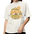 thumbnail image 2 of Wild & Free Nature Art Women's Off-White T-shirt, 2 of 3