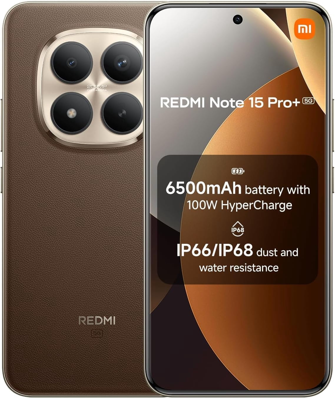 XIAOMI Redmi Note 15 pro + 5G 8GB RAM 256GB ROM Café Moca